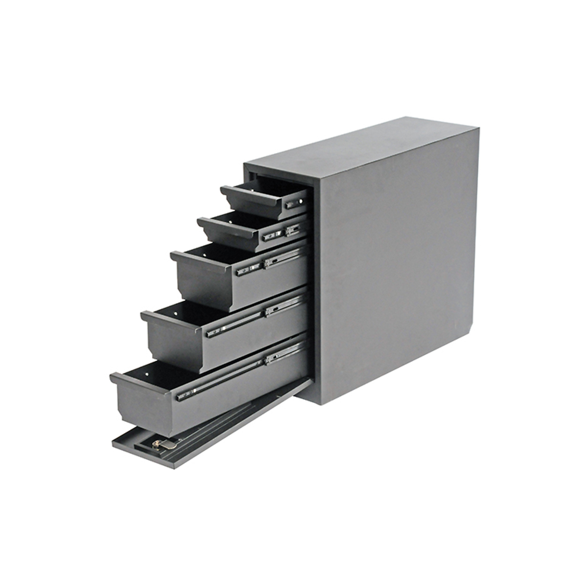 DeeZee Steel Wheel Well Tool Box with Drawers - DZ95D